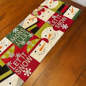 Snowman Table Runner